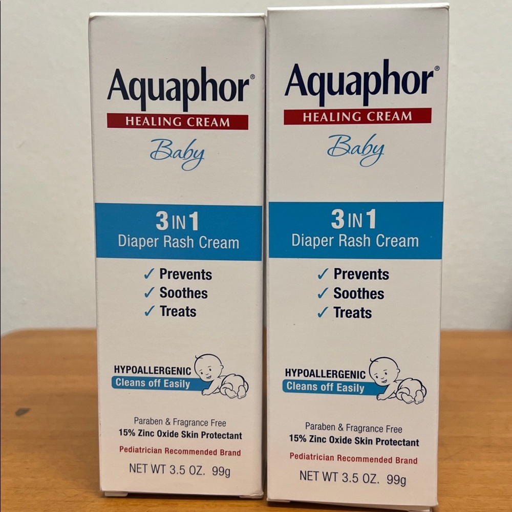 2 Aquaphor Diaper Rash Cream
